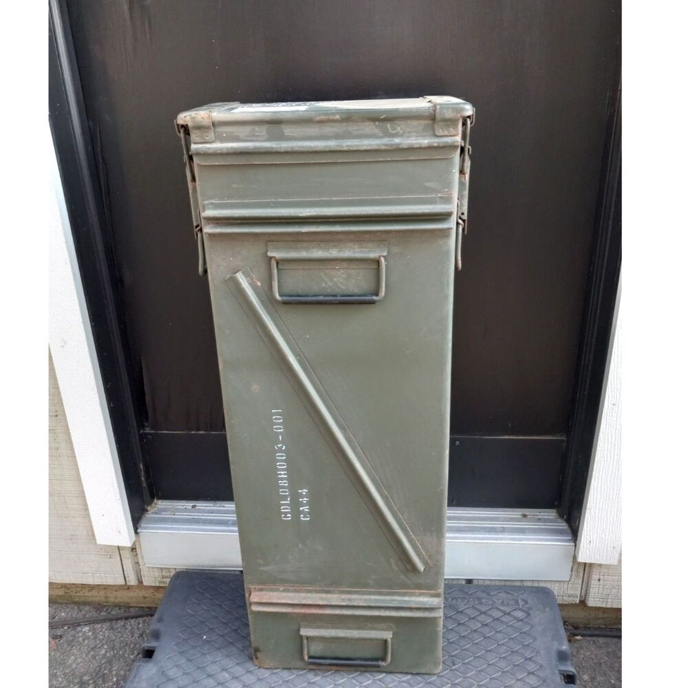 2008 U.S. Military Surplus PA-154 Steel Ammo Can for 120mm M933A1 Mortar Rockets